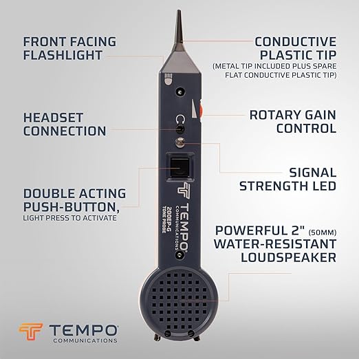TEMPO 200EP-G Professional Wire Tracer Probe - Image 2