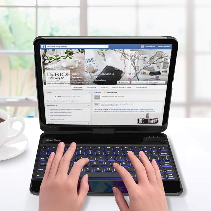 ProCase 360° Rotation Keyboard Case - Image 8