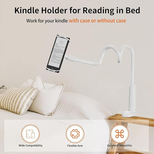 Gooseneck Kindle Holder for Reading in Bed - Image 2