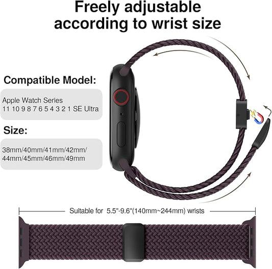 Braided Stretchy Band Compatible - Image 2