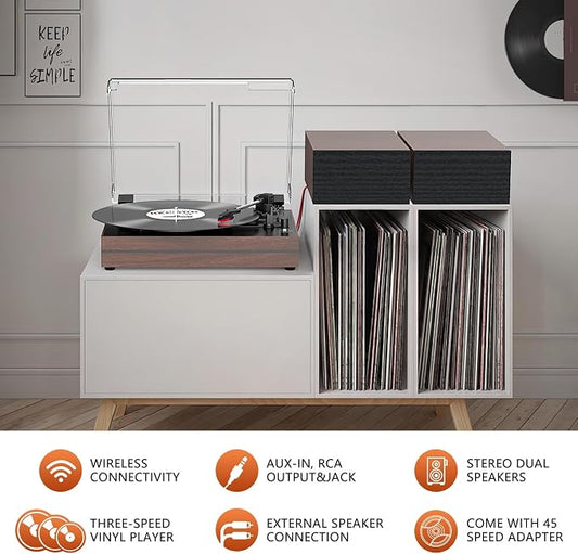 Vintage Record Player for Vinyl - Image 2