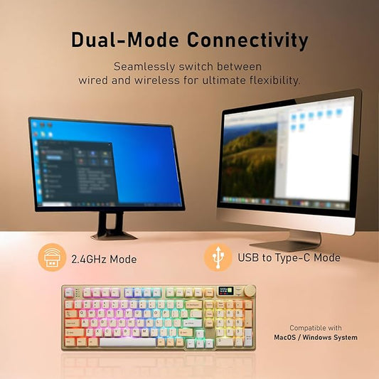 iRocks K85R Wireless RGB Backlit Mechanical Gaming Keyboard - Image 2