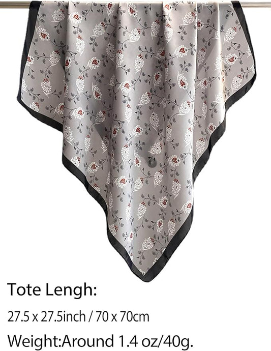 Silky Scarf for Women Lightweight Satin Bandanas Neck Hair Wrap For Sleeping - Image 2