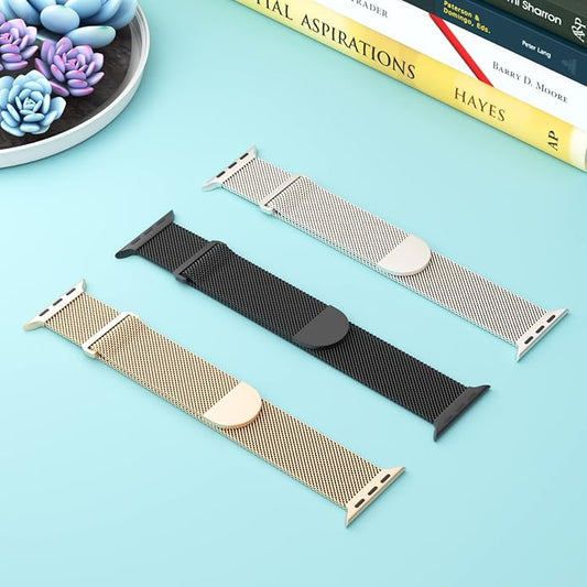 3 Pack Mesh Metal Band Compatible - Image 2