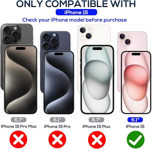 Screen Protector for iPhone 15, HD Clear, 9H Hardness, No Bubbles, Case Friendly - Image 2