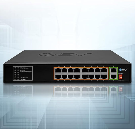 BV-Tech 18 Ports Long Range PoE+ Switch - Image 2