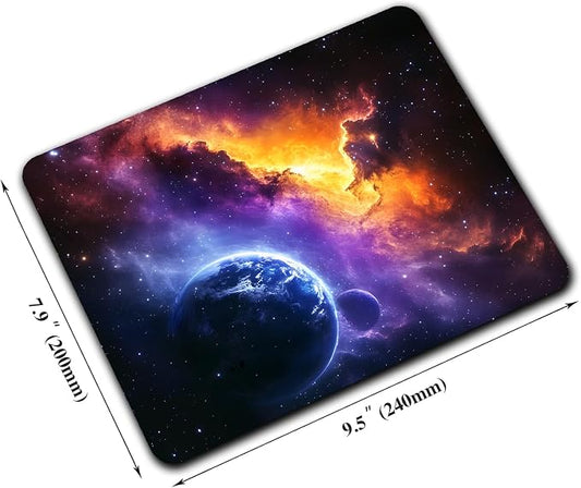 Nebula Galaxy Space Mouse Pads for Desk, Portable Wireless Computer Mouse pad - Image 2