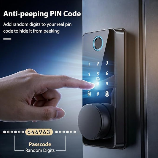 Fingerprint Door Lock, Biquole Keyless Entry Door Lock, Smart Lock | - Image 2