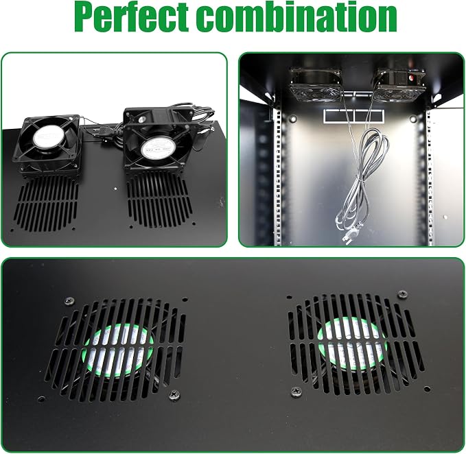 18U Server Cabinet Wall Mount Rack Enclosure - Image 8