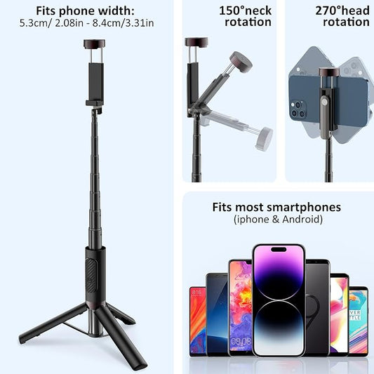 Selfie Stick Aluminum Alloy Selfie Stick Tripod - Image 2