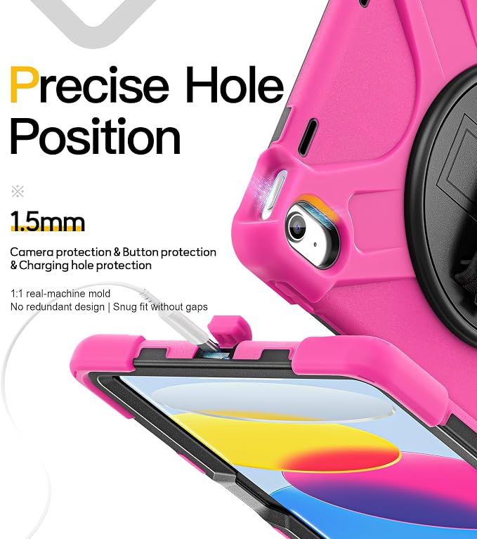 BRAECN for iPad 11th/10th Generation case 11/10.9 inch 2025/2022 Heavy Duty - Image 9