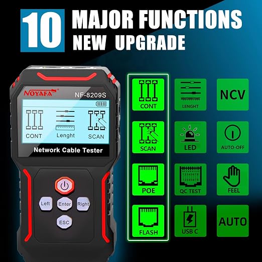 NOYAFA NF-8209S Network Cable Tester - Image 2