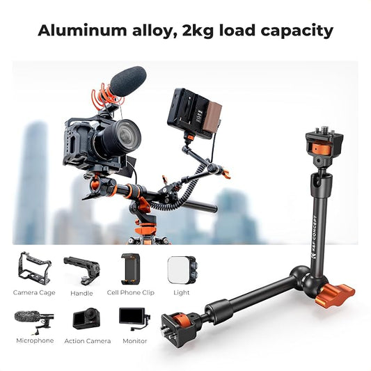 K&F CONCEPT 11" Magic Arm Clamp - Image 2