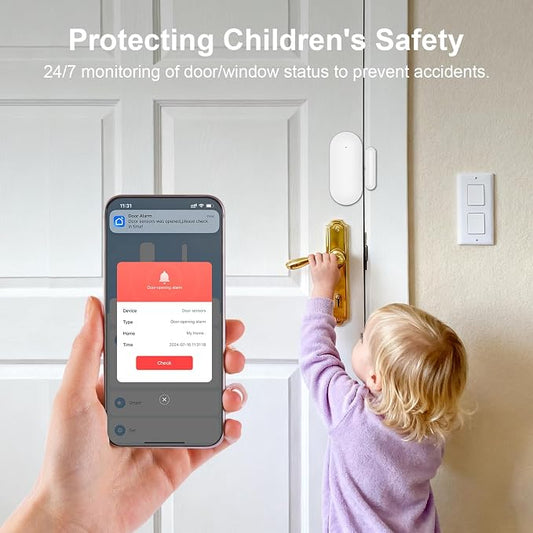 Wireless Home Security System, 4.3in Touch Screen Alarm System, 21Piece WiFi/4G - Image 2