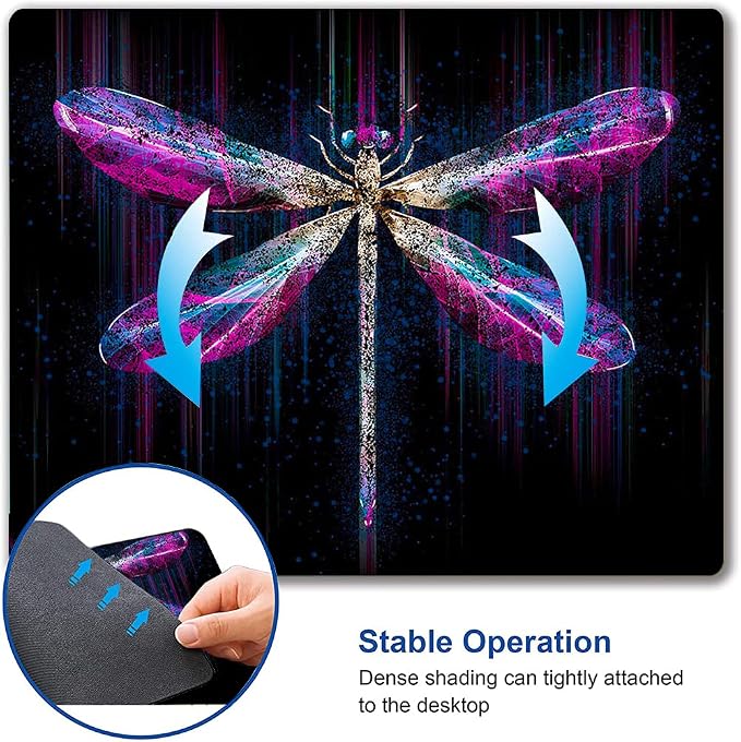Hokafenle Mouse Pad, Square Custom Mouse Mat Waterproof Mousepad Non-Slip - Image 6