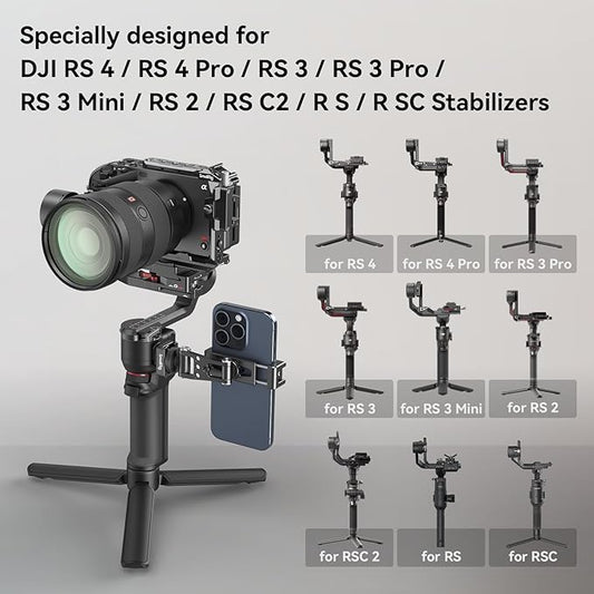 SmallRig Phone Support for DJI Stabilizers, Adjustment Phone Mount Adapter - Image 2
