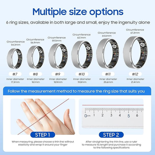 2026 Smart Ring Health Tracker for Men Women, Sleep Stress Exercise Health - Image 2