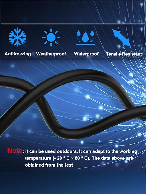 Cat 8 Ethernet Cable 5 ft Shielded, Indoor&Outdoor, Heavy Duty High Speed - Image 2