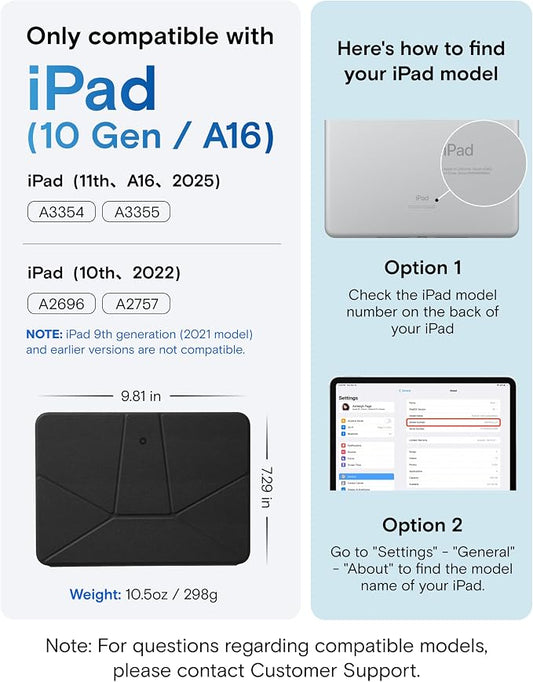 MOFT Dynamic Folio Case for iPad A16 11th Generation 11 Inch 2025/ iPad 10th - Image 2