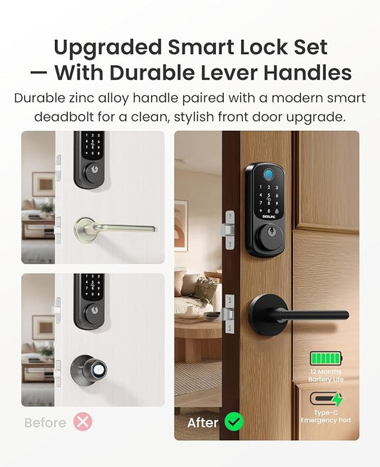 DESLOC B200 Fingerprint Smart Lock - Image 2