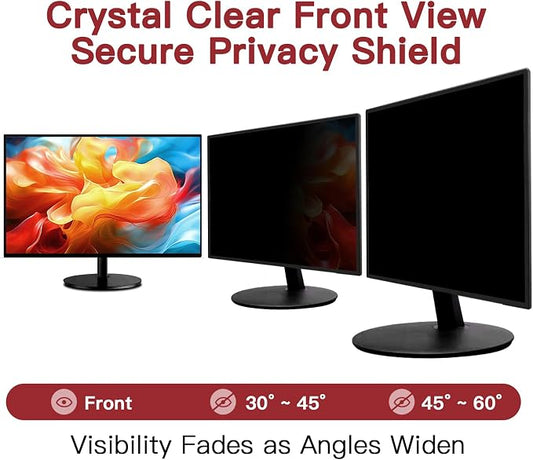 2 Pack 24 Inch Privacy Screen for Computer Monitor 16:9 Aspect Ratio, Eye - Image 2
