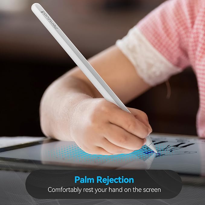 PS1-Pro2 Stylus Pen for Apple iPad 2018-2025|Anti-Misclick Custom Shortcuts - Image 7