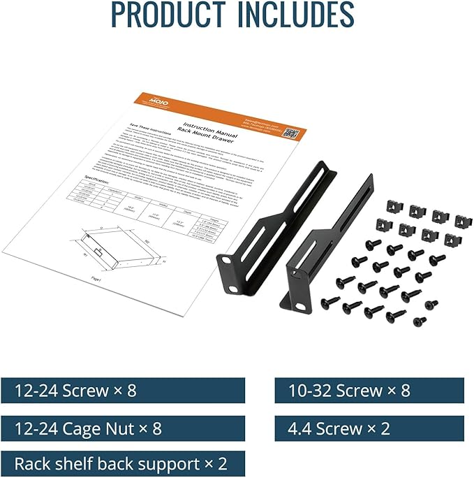 Tecmojo 2U Rack Drawer, Rack Mount Drawer - Image 7