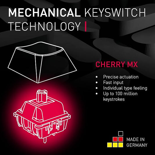 Cherry MX 3.0S Wireless Mechanical Gaming Keyboard. Aluminum Housing Built - Image 2