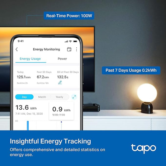 TP-Link Smart Plug Wi-Fi Mini, Energy Monitoring, Compatible - Image 2