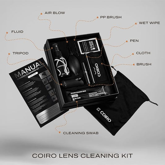 Camera Lens Cleaning Kit for DSLR and Sensitive Electronics, 9-in-1 Lens - Image 2