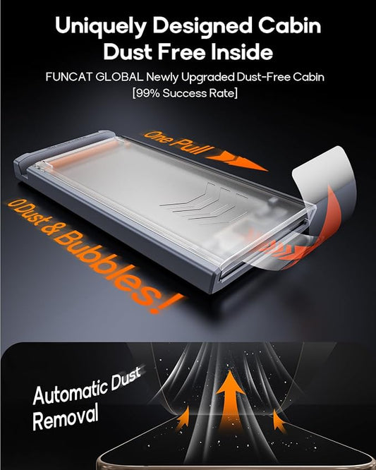 3 Pack for iPhone 12/iPhone 12 Pro Tempered Glass Screen Protector, Dust Free - Image 2