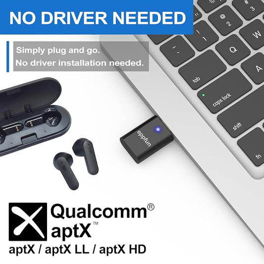 USB C Bluetooth Adapter for ps5/PS4, Dual Connection Wireless Audio Adapter Low - Image 2