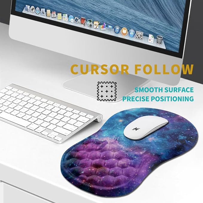Hokafenle Ergonomic Mouse Pad Wrist Support, Wrist Rest Mousepad - Image 6