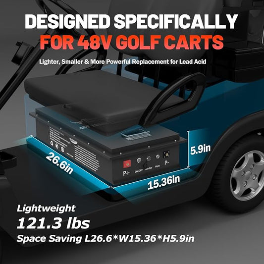 48V 135Ah Golf Cart Lithium LiFePO4 Battery - Image 2