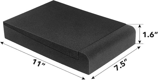 JBER 2 Pack Acoustic Isolation Pads, Studio Monitor Speaker Isolation Foam Pads - Image 2
