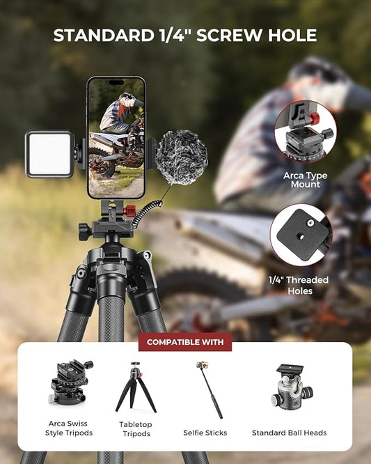 UBeesize Metal Phone Tripod Mount Cold Shoes - Image 2