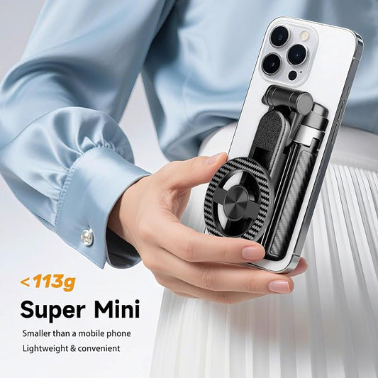 4-in-1 Multifunctional 360° Rotation Magnetic Selfie Stick, Mini Tripod - Image 2