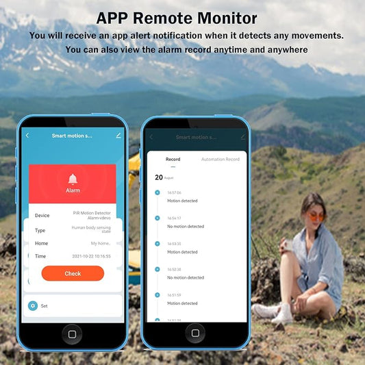 Wi-Fi Motion Sensor: Smart Motion Detector PIR Infrared Motion Sensor - Image 2