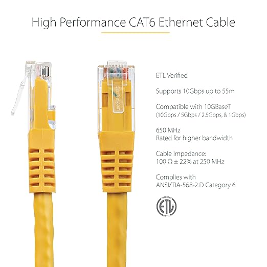 StarTech 15ft CAT6 Ethernet Cable - Image 2