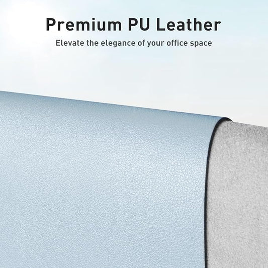 Aothia Leather Desk Pad Protector, Office Desk Mat, Large Mouse Pad, Non-Slip - Image 2