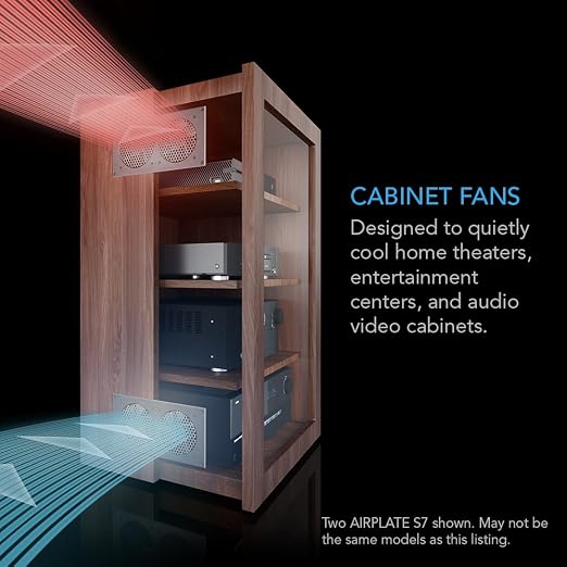 AC Infinity AIRPLATE S2, Quiet Cooling Blower Fan System 6" - Image 2