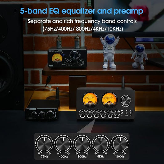 Douk Audio 5 Band Equalizer Bluetooth EQ Preamp - Image 2