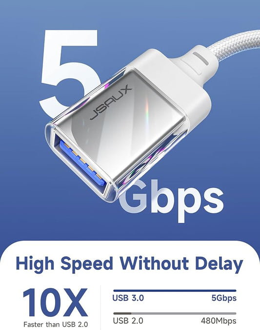 JSAUX USB to USB C Adapter, USBC OTG Adapter Compatible - Image 2