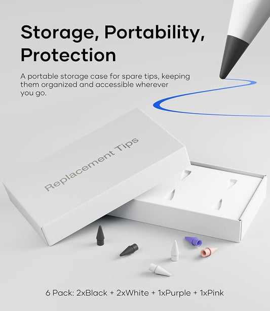 Replacement Pencil Tips for Apple Pencil Pro, Pen Tips for Apple Pencil 2nd - Image 2
