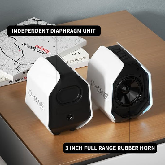 D-ONE 30W PC Gaming Computer Speakers - Image 2