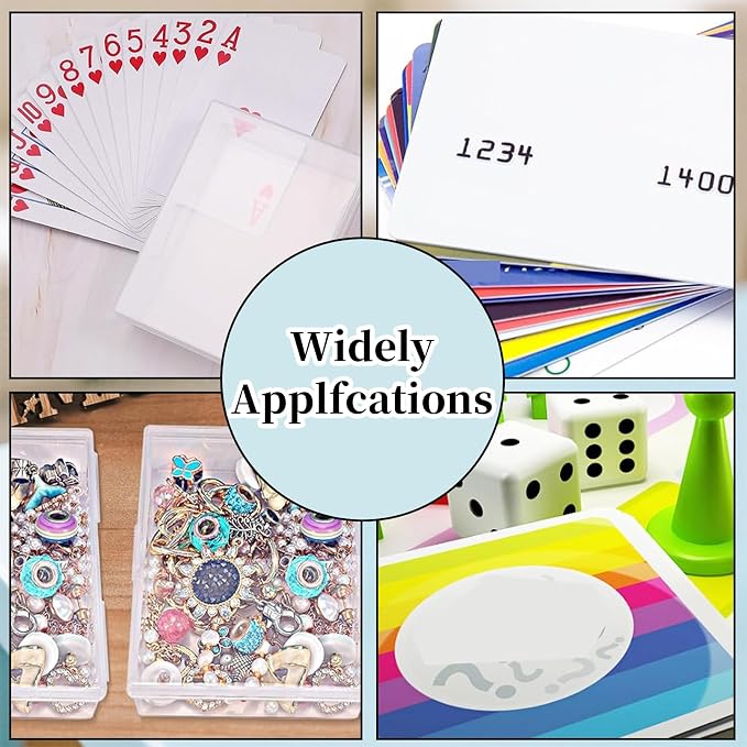 24 Pack Playing Card Case, Empty Deck Cases, Plastic Storage Box Deck Holder - Image 7