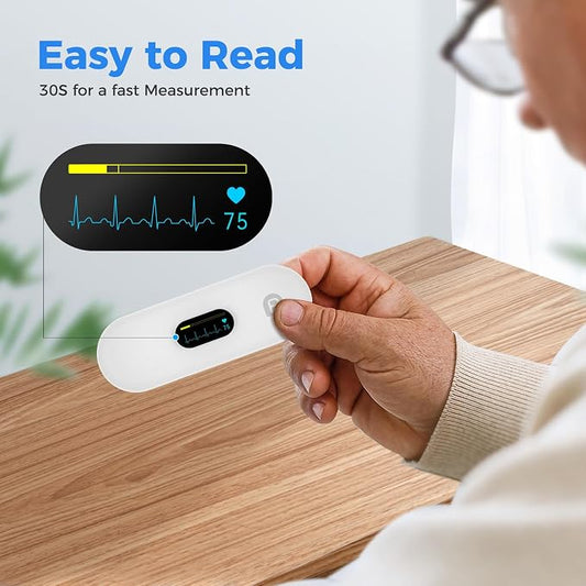 Portable Heart Rate Monitor, Wireless Home Use Heart Rhythm Tracker, Heart - Image 2