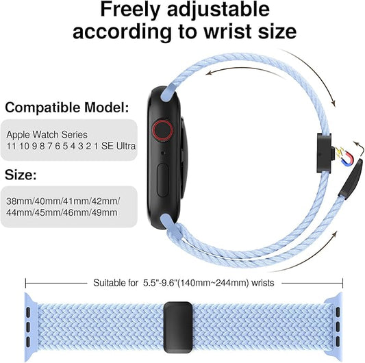 Braided Stretchy Band Compatible - Image 2