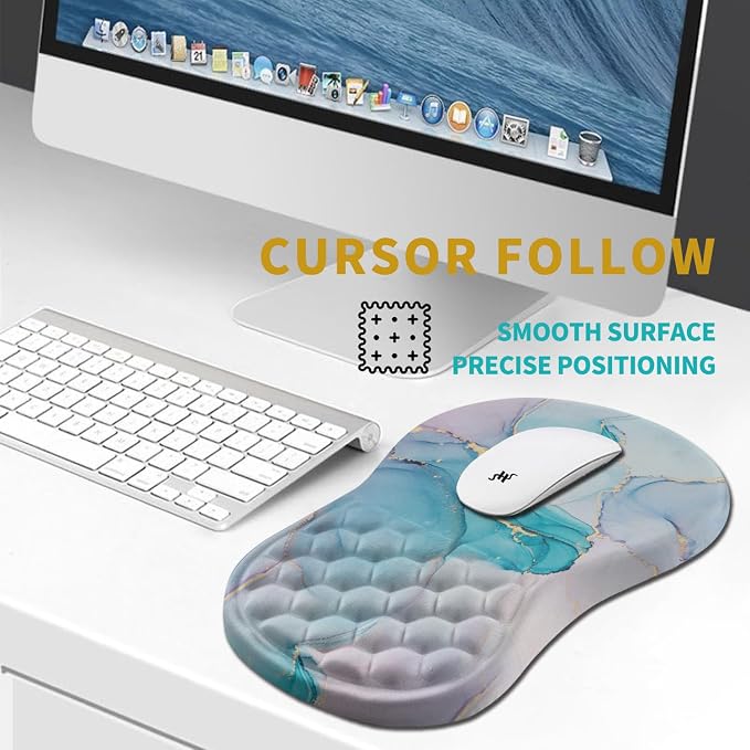 Hokafenle Ergonomic Mouse Pad Wrist Support, Wrist Rest Mousepad - Image 6
