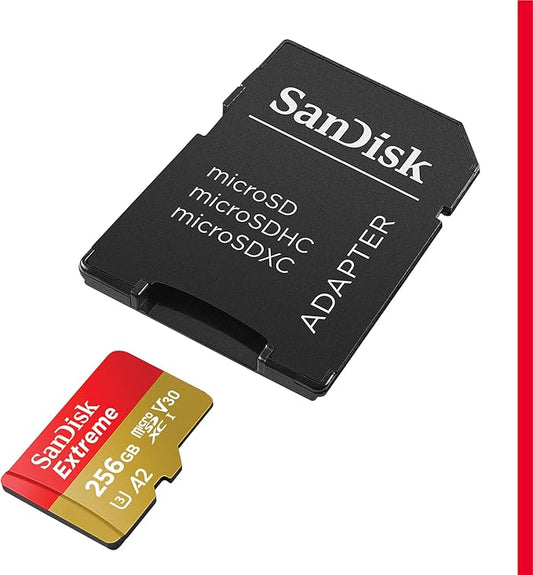 SANDISK 256GB Extreme microSDXC UHS-I Memory Card - Image 2